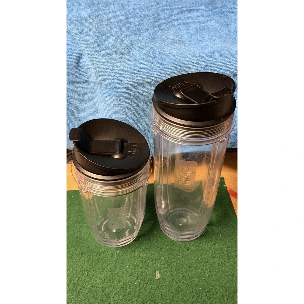 Nutri Ninja 32oz &‎ 18oz Cups w Lids + Blade 710ml Blender Set